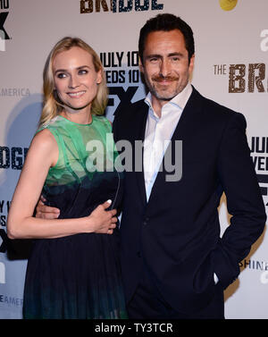 Acteurs Diane Kruger L Et Demian Le Bichir Acteurs Dans La Serie Fx Le Pont Assister