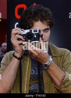 Keegan Allen acteur assiste à la première de the motion picture horreur thriller 'insidieux : Chapter 2' à Universal CityWalk à Universal City le 10 septembre 2013. La famille Lambert hanté cherche à découvrir le mystérieux secret de la petite enfance qui les a connecté à dangereusement le monde de l'esprit. UPI/Jim Ruymen Banque D'Images