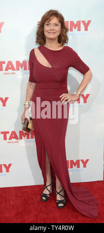 Acteur Susan Sarandon assiste à la première de "Tammy" à Los Angeles le 30 juin 2014. UPI/Phil McCarten Banque D'Images