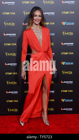 Shami Vinson actrice assiste au G'DAY USA comprennent l'AACTA gala International Awards au Hollywood Palladium de Los Angeles le 31 janvier 2015. Photo par Jim Ruymen/UPI Banque D'Images