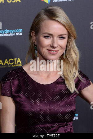 L'actrice Naomi Watts assiste au G'DAY USA comprennent l'AACTA gala International Awards au Hollywood Palladium de Los Angeles le 31 janvier 2015. Photo par Jim Ruymen/UPI Banque D'Images