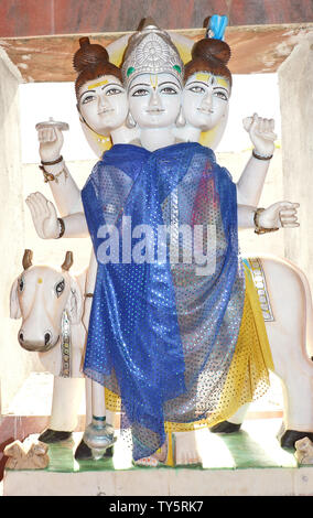 Hind déité : le Seigneur Shiva, Rama, Krishna, Durga, divinité neuf Banque D'Images