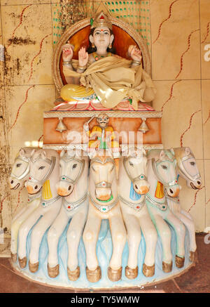 Hind déité : le Seigneur Shiva, Rama, Krishna, Durga, divinité neuf Banque D'Images