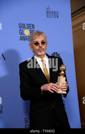 Billy Bob Thornton, gagnant du prix pour la meilleure performance par un acteur dans une série télévisée - Drame apparaît en coulisses au cours de la 74e assemblée annuelle Golden Globe Awards au Beverly Hilton Hotel à Beverly Hills, Californie le 8 janvier 2017. Photo par Jim Ruymen/UPI Banque D'Images