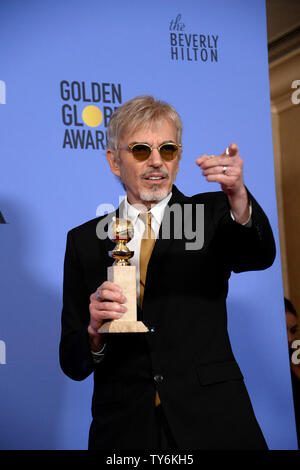 Billy Bob Thornton, gagnant du prix pour la meilleure performance par un acteur dans une série télévisée - Drame apparaît en coulisses au cours de la 74e assemblée annuelle Golden Globe Awards au Beverly Hilton Hotel à Beverly Hills, Californie le 8 janvier 2017. Photo par Jim Ruymen/UPI Banque D'Images