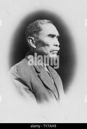 Josiah Guthrie, le 5 avril 1923. Profil. ; la portée et contenu : le retour de photo : prise par B.A. Haldane a la demande de H.S. Wellcome. Banque D'Images