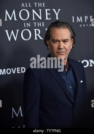 Timothy Hutton assiste à la première mondiale de "tout l'argent dans le monde" au Samuel Goldwyn Theater de Los Angeles le 18 décembre 2017. Photo de Chris Chew/UPI Banque D'Images