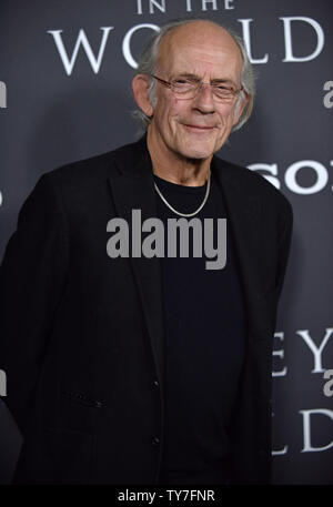 Christopher Lloyd assiste à la première mondiale de "tout l'argent dans le monde" au Samuel Goldwyn Theater de Los Angeles le 18 décembre 2017. Photo de Chris Chew/UPI Banque D'Images