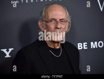 Christopher Lloyd assiste à la première mondiale de "tout l'argent dans le monde" au Samuel Goldwyn Theater de Los Angeles le 18 décembre 2017. Photo de Chris Chew/UPI Banque D'Images