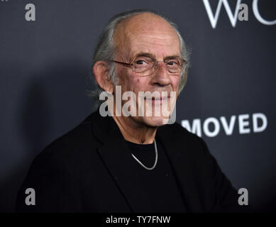 Christopher Lloyd assiste à la première mondiale de "tout l'argent dans le monde" au Samuel Goldwyn Theater de Los Angeles le 18 décembre 2017. Photo de Chris Chew/UPI Banque D'Images