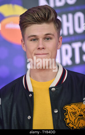 Owen Joyner assiste à Nickelodeon's KIds' Choice Awards 2018 Sport au Barker Hangar à Santa Monica, Californie le 19 juillet 2018. Photo de Chris Chew/UPI Banque D'Images