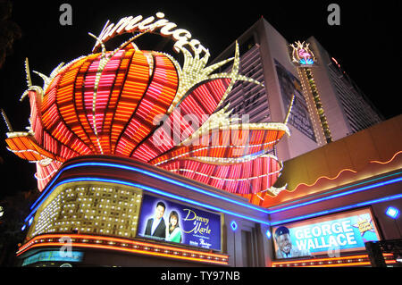Le Flamingo Hotel and Casino est vu à Las Vegas, Nevada le 1 avril 2009. (UPI Photo/Kevin Dietsch Banque D'Images