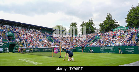 Eastbourne UK 25 juin 2019 - Johanna Konta en action sur le Court central à la Nature Valley le tournoi international de tennis du Devonshire Park à Eastbourne . Crédit photo : Simon Dack / TPI Banque D'Images