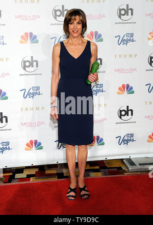 L'actrice et juge de Wendie Malick pageant arrive à la Miss USA 2013 pageant au Planet Hollywood Resort & Casino à Las Vegas, Nevada le 16 juin 2013. UPI/David Becker Banque D'Images