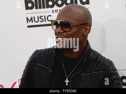 Boxeur professionnel Floyd Mayweather assiste au Billboard Music Awards 2014 qui a eu lieu au MGM Grand Garden Arena de Las Vegas, Nevada le 18 mai 2014. UPI/Jim Ruymen Banque D'Images