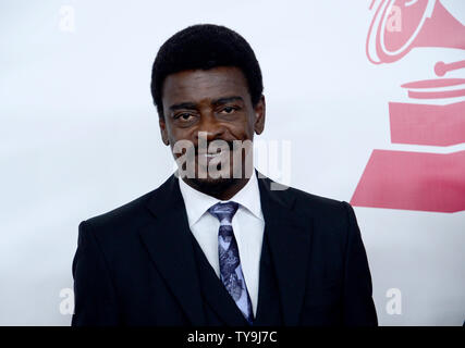 Seu Jorge arrive pour la région de l'Académie de l'enregistrement de la personne de l'année hommage à chanteur/compositeur Brésilien Roberto Carlos au Mandalay Bay Convention Center de Las Vegas, Nevada le 18 novembre 2015. Photo par Jim Ruymen/UPI Banque D'Images