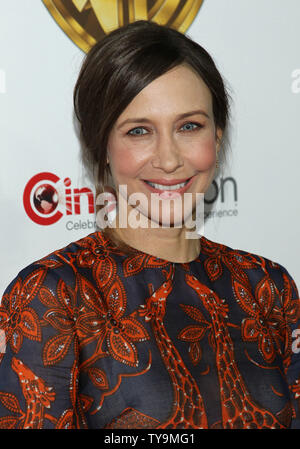 Vera Farmiga arrive pour la Warner Bros Pictures Présentation au CinemaCon 2016, le Colosseum du Caesars Palace, Las Vegas, Nevada le 12 avril 2016. Photo de James Atoa/UPI Banque D'Images