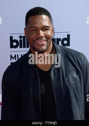 La personnalité de télévision Michael Strahan assiste à l'assemblée annuelle tenue au Billboard Music Awards T-Mobile Arena de Las Vegas, Nevada le 22 mai 2016. Photo par Jim Ruymen/UPI Banque D'Images
