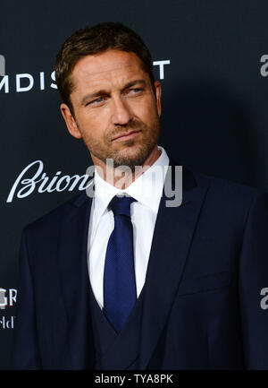 Gerald Butler acteur arrive pour la première du thriller 'Olympus a baissé" au ArcLight Cinerama Dome dans la section Hollywood de Los Angeles le 18 mars 2013. Dans un thriller à la sécurité nationale, Antoine Fuqua dirige un tout-star cast avec Gerard Butler, Aaron Eckhart, Morgan Freeman, Angela Bassett, Ashley Judd et Rick Yune. UPI/Jim Ruymen Banque D'Images