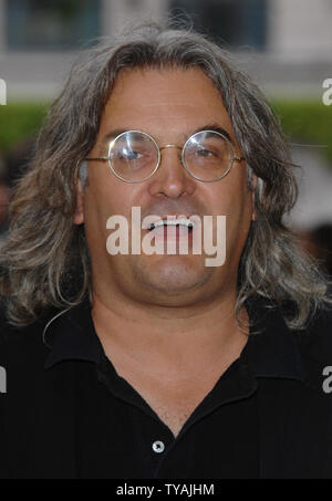 Directeur britannique Paul Greengrass assiste à la première de 'The Bourne Ultimatum' à Odéon, Leicester Square à Londres le 15 août 2007. (Photo d'UPI/Rune Hellestad) Banque D'Images