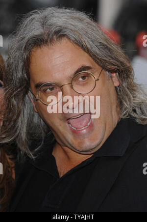 Directeur britannique Paul Greengrass assiste à la première de 'The Bourne Ultimatum' à Odéon, Leicester Square à Londres le 15 août 2007. (Photo d'UPI/Rune Hellestad) Banque D'Images