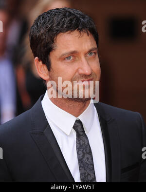 L'acteur britannique Gerard Butler assiste à la première de "La Vérité laide' à vue, de Leicester Square à Londres le 4 août 2009. Rune Hellestad/UPI Banque D'Images