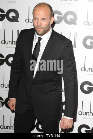 L'acteur britannique Jason Statham assiste à la "GQ Men of the Year Awards" au Royal Opera House de Londres le 7 septembre 2010. Rune Hellestad/UPI Banque D'Images