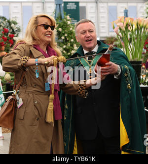 Acteur américain Jerry Hall au Chelsea Flower Show 2011 à Chelsea, Londres, le lundi 23 mai 2011. UPI/Hugo Philpott. Banque D'Images