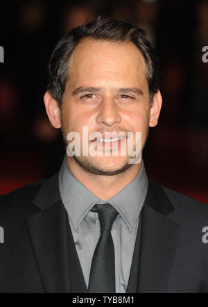 L'acteur allemand Moritz Bleibtreu assiste à la première de '360' au BFI London Film Festival à Odéon, Leicester Square à Londres le 12 octobre 2011. Rune Hellestad/UPI Banque D'Images