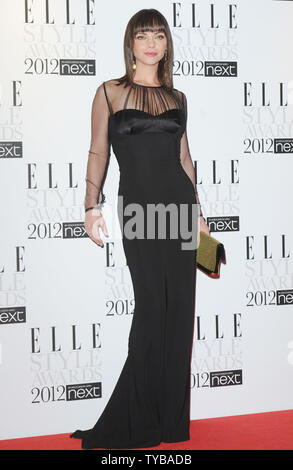 L'actrice américaine Christina Ricci assiste à la remise des prix de style 'Elle' au Savoy à Londres le 13 février 2012. Rune Hellestad/UPI Banque D'Images