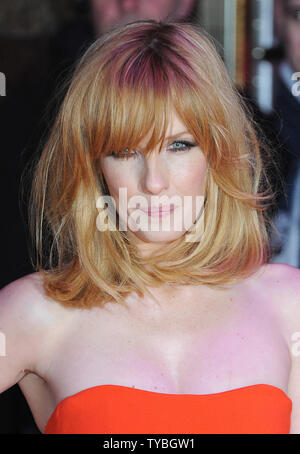 L'actrice anglaise Kelly Reilly assiste à la première UK de 'vol' à l'Empire Leicester Square, à Londres le 17 janvier 2013. UPI/Paul Treadway Banque D'Images