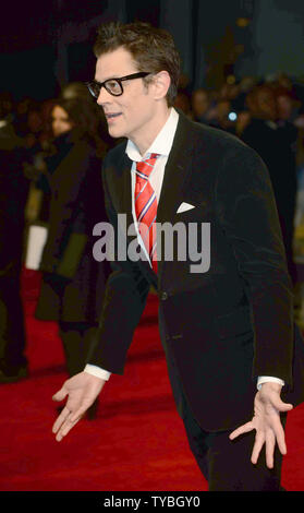 L'acteur américain Johnny Knoxville assiste à la première européenne de "Last Stand" à l'odéon West End, à Londres le 22 janvier 2013. UPI/Paul Treadway Banque D'Images