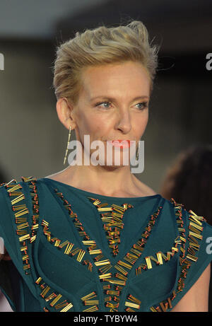 L'actrice australienne Toni Collette assiste à la première européenne de 'Missing' Vous avez déjà vue à West End à Londres le 17 septembre 2015. Photo par Paul Treadway/UPI Banque D'Images