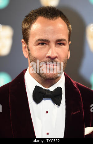 Le créateur de mode américain et directeur Tom Ford assiste à la 70e ee British Academy Film Awards (BAFTA) au Royal Albert Hall de Londres le 12 février 2017. Photo par Paul Treadway/ UPI Banque D'Images