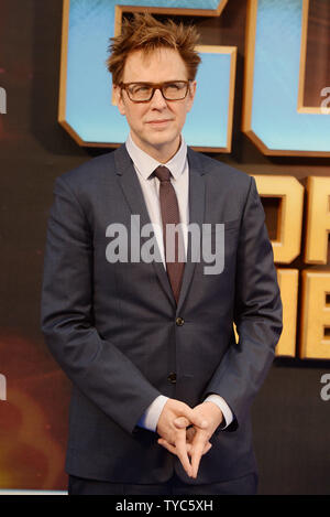 Réalisateur James Gunn assiste à la première de gardiens de la Galaxie Vol.2 à Eventim Apollo à Londres le 24 avril 2017. Photo par Rune Hellestad/ UPI Banque D'Images