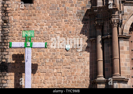 Templo de San Francisco de assise, l'église de Saint François d'assise dans la Plaza de San Francisco, Cusco, Pérou, Amérique du Sud, Banque D'Images