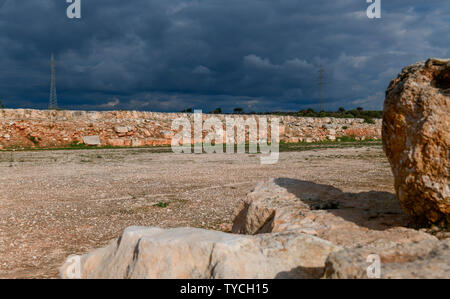 Stadion Rennbahn, Ausgrabungsstaette, Kourion, Zypern Banque D'Images