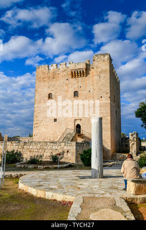 Kreuzfahrerburg, Limassol Kolossi, Zypern Banque D'Images