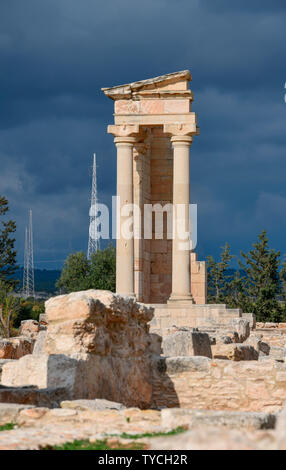 Apollo Heiligtum, Ausgrabungsstaette, Kourion, Zypern Banque D'Images