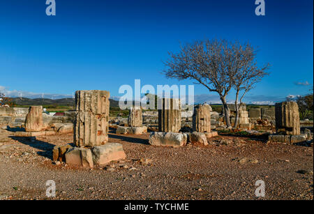 Aphrodite-Heiligtum Ausgrabungsstaette Alt-Paphos,, Kouklia, Zypern Banque D'Images