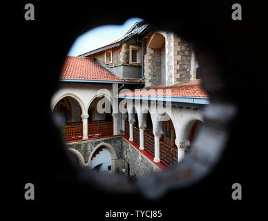 Innenhof, Kloster, Kykkos Zypern Banque D'Images