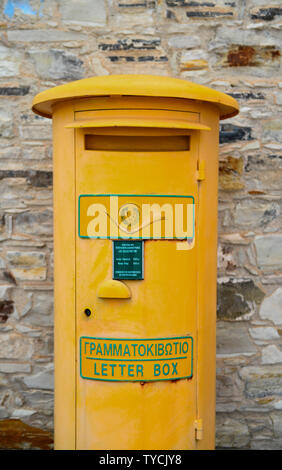 Briefkasten, Pano Lefkara, Republik Zypern Banque D'Images