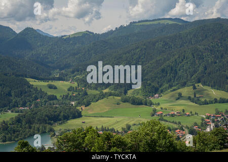 Lac Schliersee, kelheim, schliersee, Alpes bavaroises, Alpes, Haute-Bavière, Bavière, Allemagne Banque D'Images