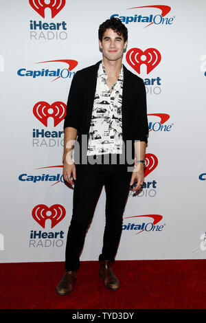 L'acteur Darren Criss arrive pour l'iHeartRadio Music Festival à la T-Mobile Arena de Las Vegas, Nevada le 21 septembre 2018. Photo de James Atoa/UPI Banque D'Images