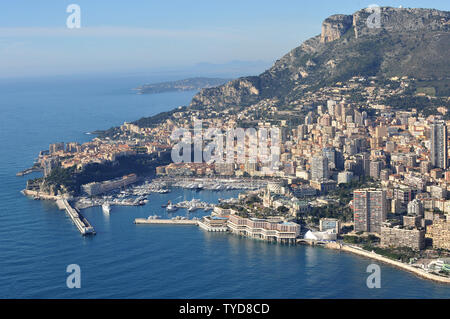 Une vue d'ensemble de la Principauté de Monaco est vu le 1 juillet 2011. La principauté à Prince Albert II et la Princesse Charlene ont pris part à une cérémonie de mariage civil aujourd'hui et terminera son mariage avec une cérémonie religieuse de demain. UPI Banque D'Images