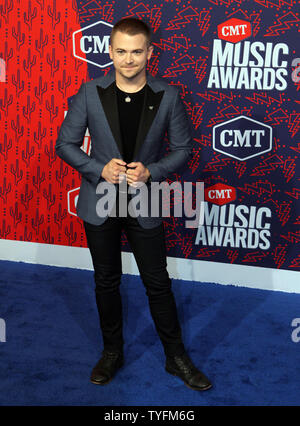 Artiste Hunter Hayes arrive pour les CMT Music Awards 2019 le 5 juin 2019 à l'Arène Bridgestone à Nashville, Tennessee. Photo de John Sommers II/UPI Banque D'Images