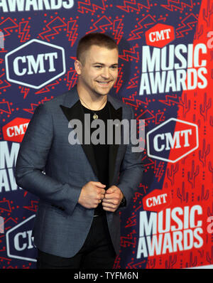 Artiste Hunter Hayes arrive pour les CMT Music Awards 2019 le 5 juin 2019 à l'Arène Bridgestone à Nashville, Tennessee. Photo de John Sommers II/UPI Banque D'Images