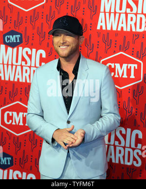 Artiste Cole Swindell arrive pour les CMT Music Awards 2019 le 5 juin 2019 à l'Arène Bridgestone à Nashville, Tennessee. Photo de John Sommers II/UPI Banque D'Images