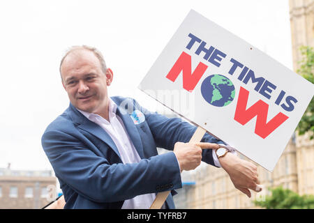 Londres, Royaume-Uni. 26 juin 2019. Le temps est maintenant le changement climatique hall de masse de MP's Ed Davey Crédit MP Ian Davidson/Alamy Live News Banque D'Images