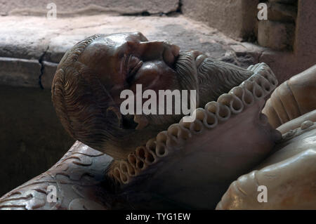 Edmund 2955 monument, église saint Denys, Stonton Wyville, Leicestershire, England, UK Banque D'Images